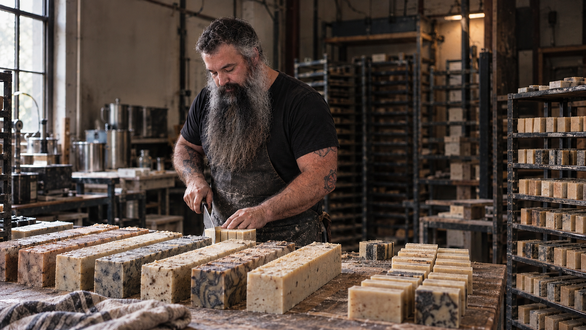 Beardsman handmade soap bar