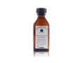 A small amber glass bottle of Beardsman Oil Co. Bay Rum Aftershave with a black ribbed cap and a white label, centered on a white background with a faint reflection below.