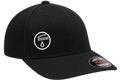 Black Beardsman™ Flexfit cap with embroidered white logo