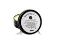 Open black tin of Beardsman Oil Co Earl Grey beard balm with white label